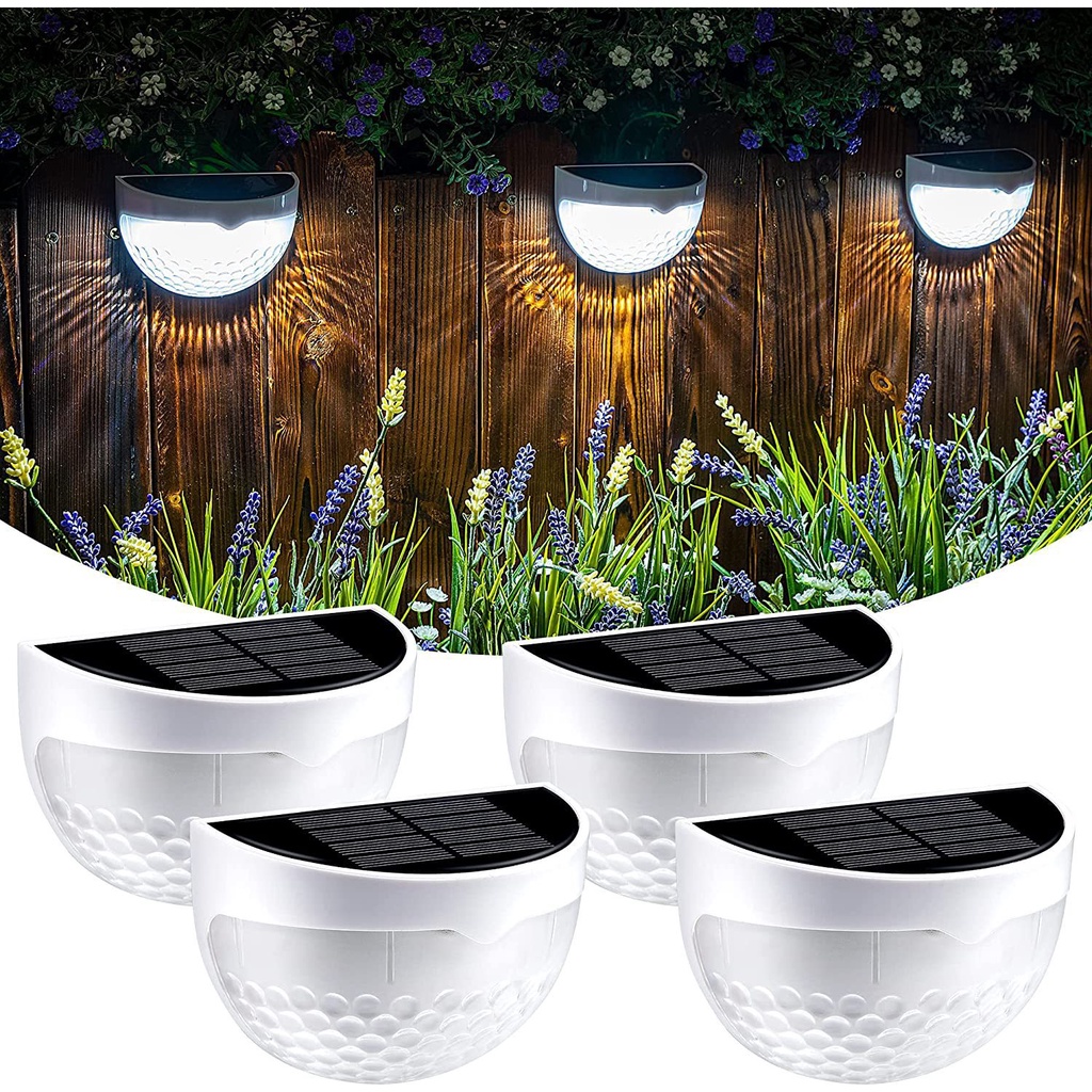 Đèn Led 6 Bóng Hình Bán Nguyệt Sử Dụng Năng Lượng Mặt Trời