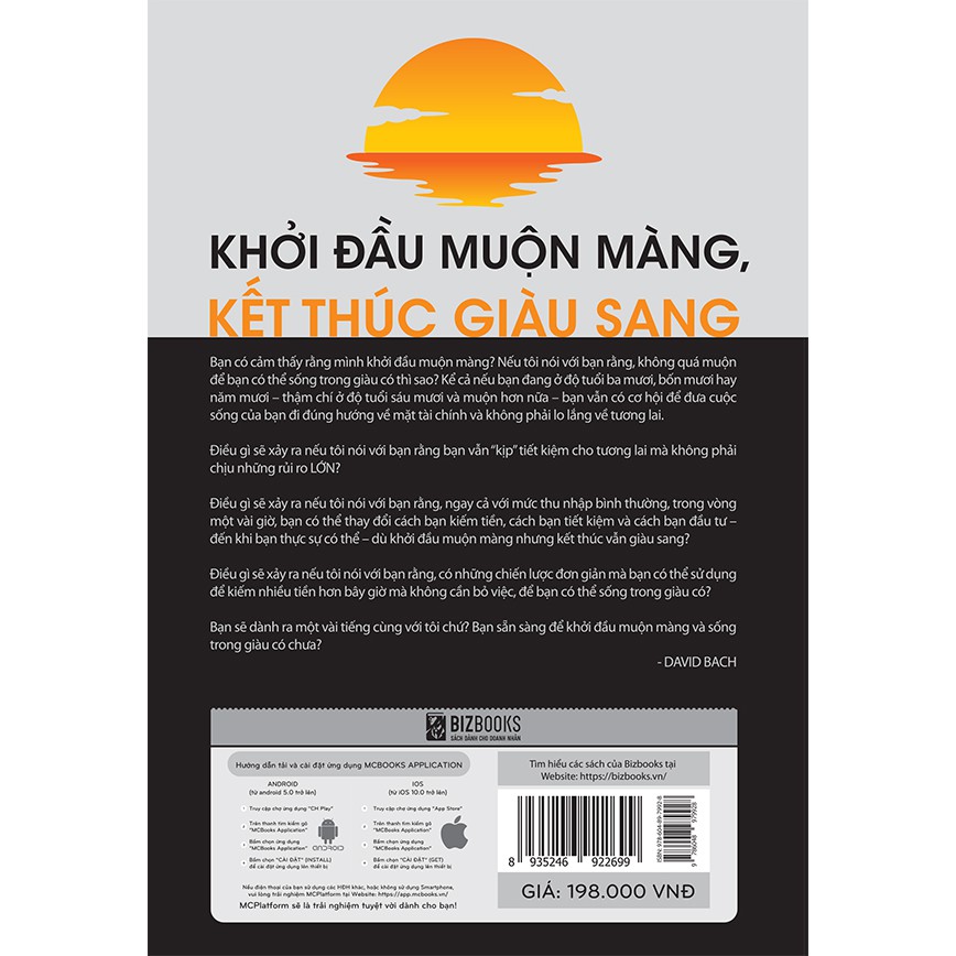 Sách - Khởi đầu muộn màng kết thúc giàu sang