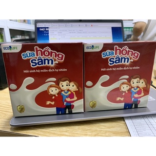 sữa hồng sâm ( sữa non pháp)