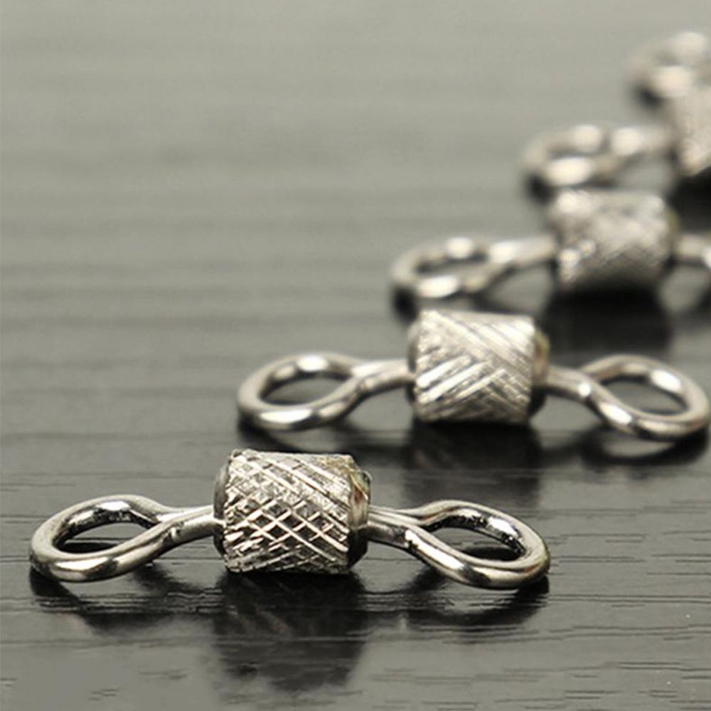 Khớp Khuyên Câu Cá Bằng Thép Không Gỉ 2 # 4 # 6 # 8 # 10 # 12 # Mới