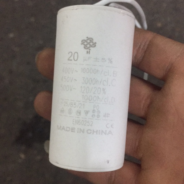 Tụ 20uf máy rửa xe