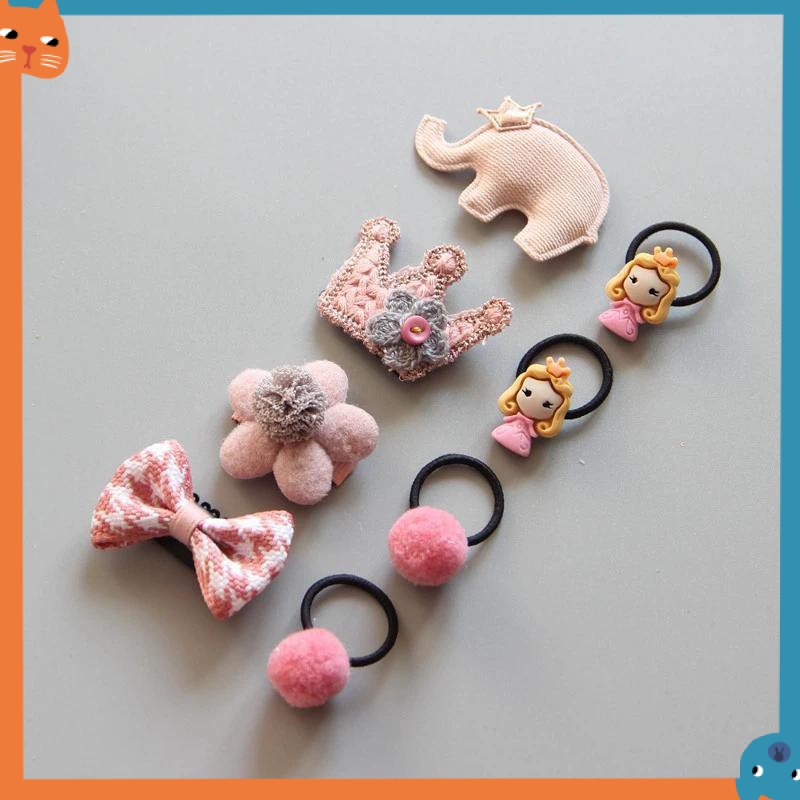 Kẹp Tóc Đính Đá Sapphire Xinh Xắn Cho Thú Cưng