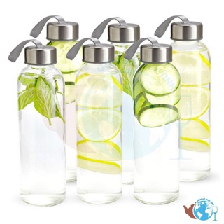 ( bán sỉ ) bình thủy tinh 500 mL có dây xách