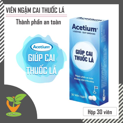 Viên ngậm cai thuốc lá Acetium