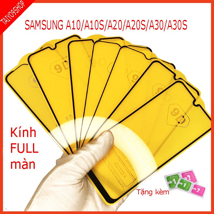 Cường lực SAMSUNG A10,A20,A30,A10S,A20S,A30S,A21,A21S Tặng kèm giấy lau kính ướt và khô TAIYO9SHOP