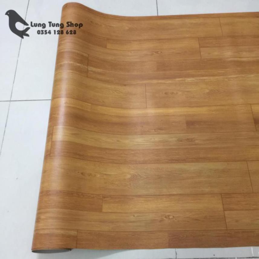 Thảm nhựa trải sàn giả gỗ - simili vân gỗ nâu