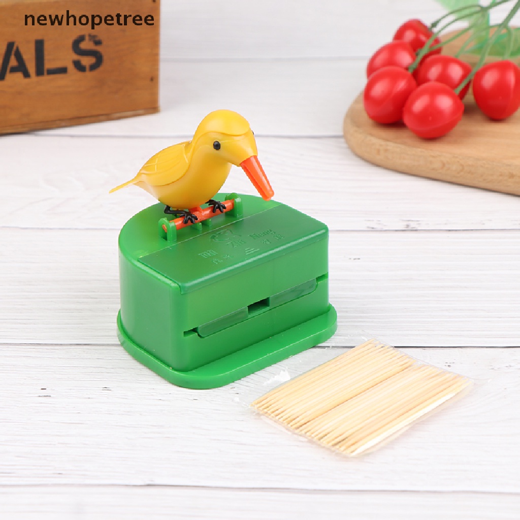 Hộp Đựng Tăm Xỉa Răng Tự Động Hình Chú Chim Ngộ Nghĩnh