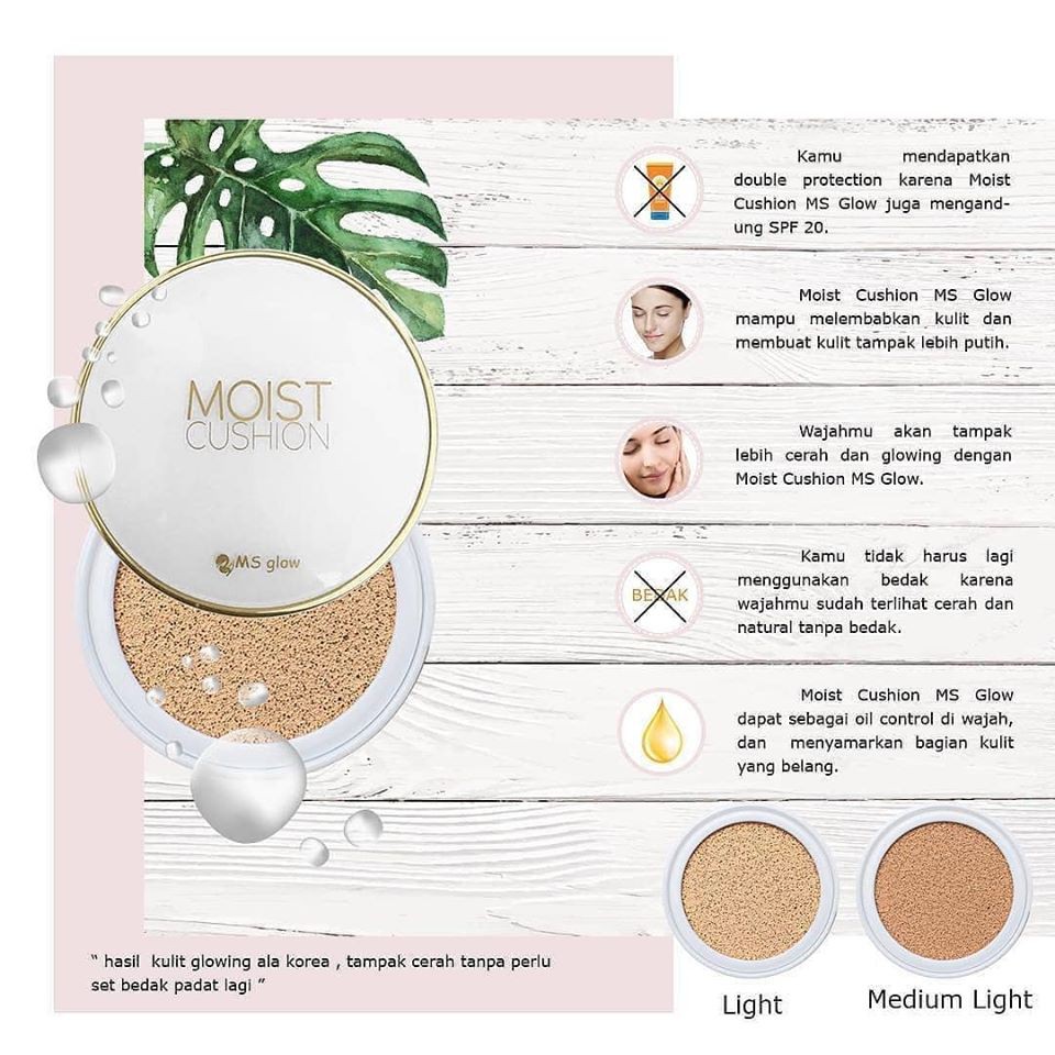 (hàng Mới Về) Phấn Nước Trang Điểm Dưỡng Ẩm Msglow | BigBuy360 - bigbuy360.vn