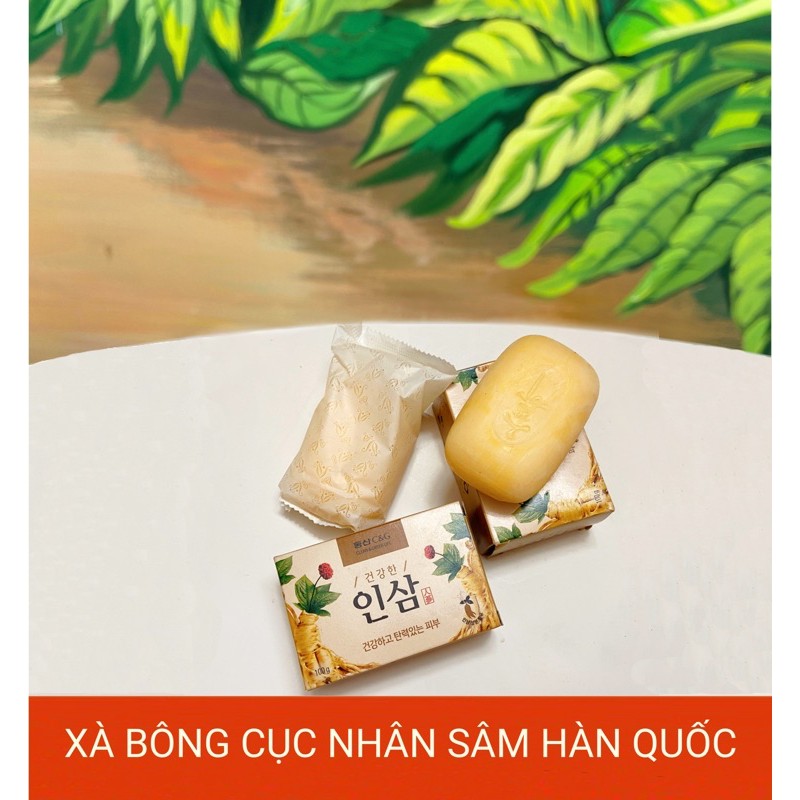 XÀ BÔNG CỤC NHÂN SÂM HÀN QUỐC 100GRAM