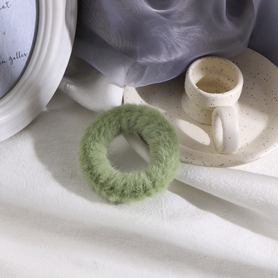 Cột tóc vải lông mềm