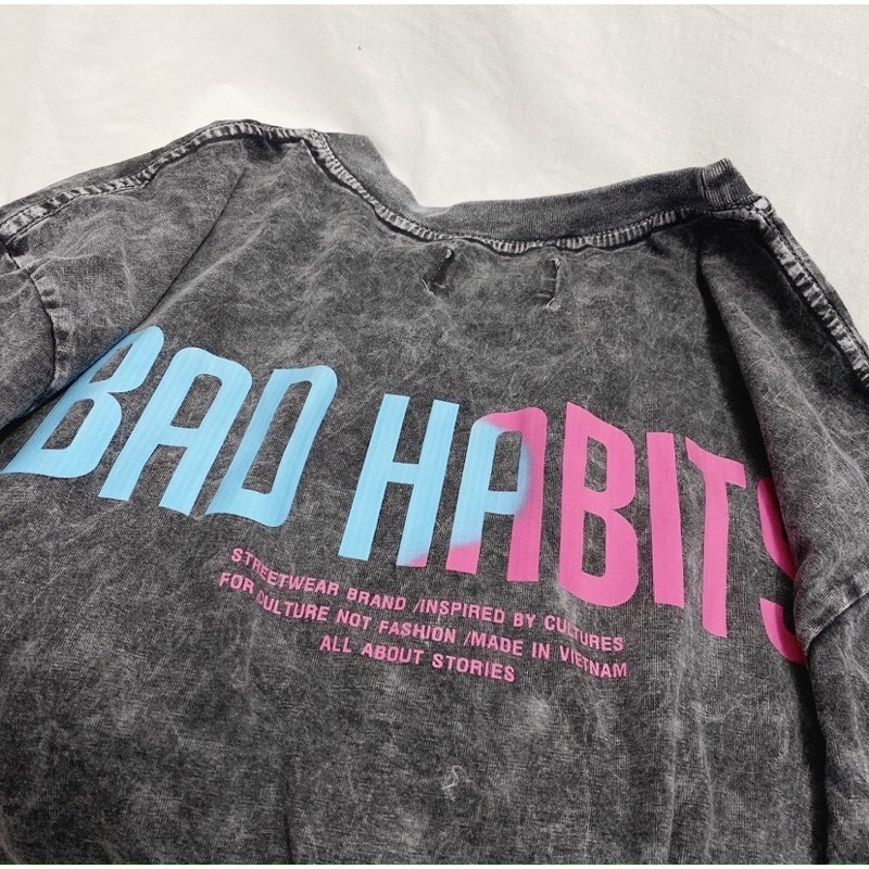 [MHSneakers] Áo thun loang xám unisex, áo thun form rộng tay lỡ (ảnh thật 100%) | BigBuy360 - bigbuy360.vn