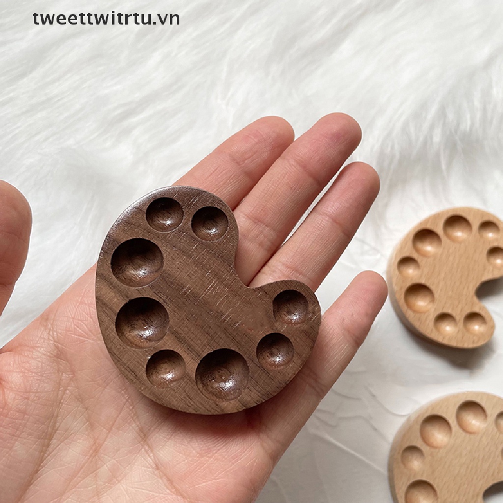 Hộp Gỗ Rỗng Đựng Màu Nước Vẽ Tranh Tiện Dụng Mang Đi Du Lịch