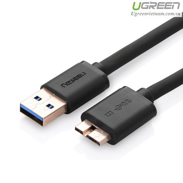 Dây cáp USB 3.0 sang Micro B dài 1m chính hãng Ugreen 10841 cao cấp