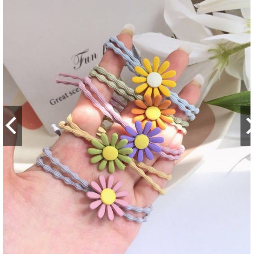 Dây Thun Cột Tóc Nữ Hoa Cúc-hot cực Đẹp