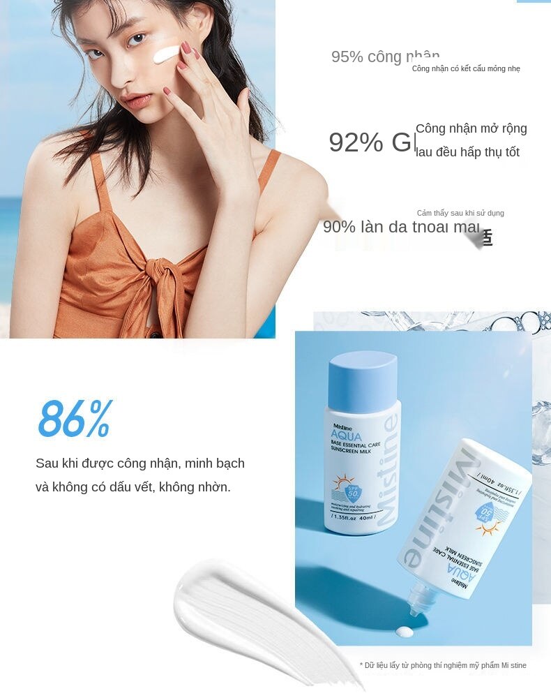 MISTINE (Hàng Mới Về) Kem Chống Nắng Bảo Vệ Da Khỏi Tia Uv Phong Cách Thái Lan 40ml