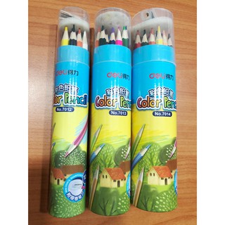 Bút chì 12 màu Deli 7012