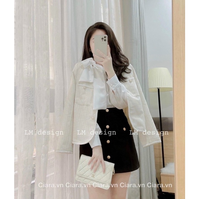 ÁO SƠ MI LỤA NƠ NGỰC MẪU MỚI