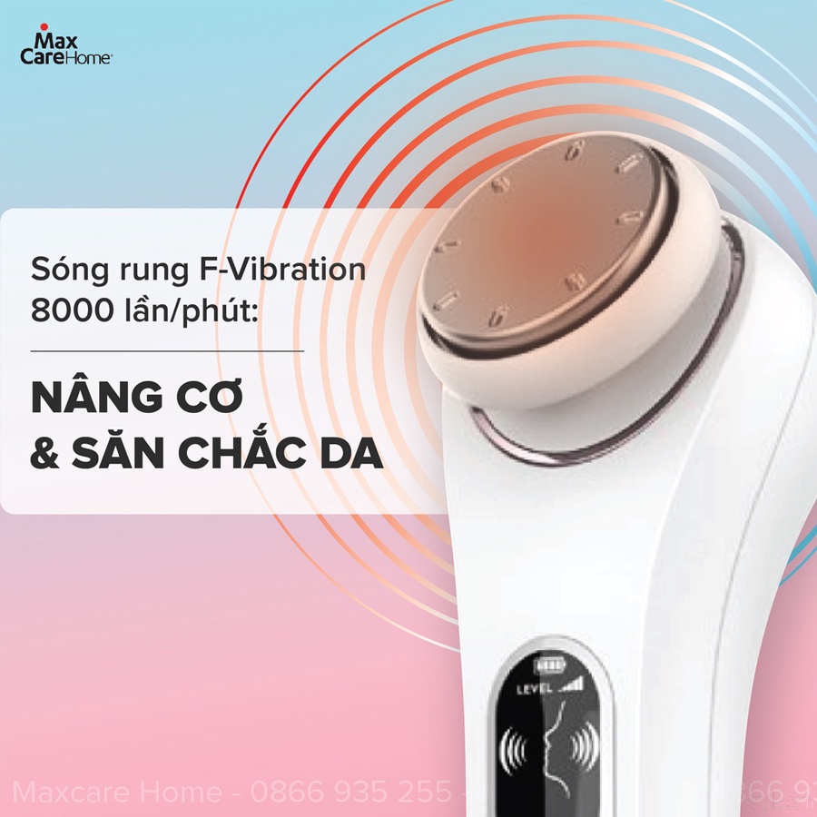 Máy Đẩy Tinh Chất ION Nóng Lạnh Maxcare Max888PRO | Làm sạch sâu - Cấp ẩm - Trẻ hoá da - Thương Hiệu Nhật Bản