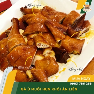 Gà Ủ Muối Hun Khói Khay Nửa Con