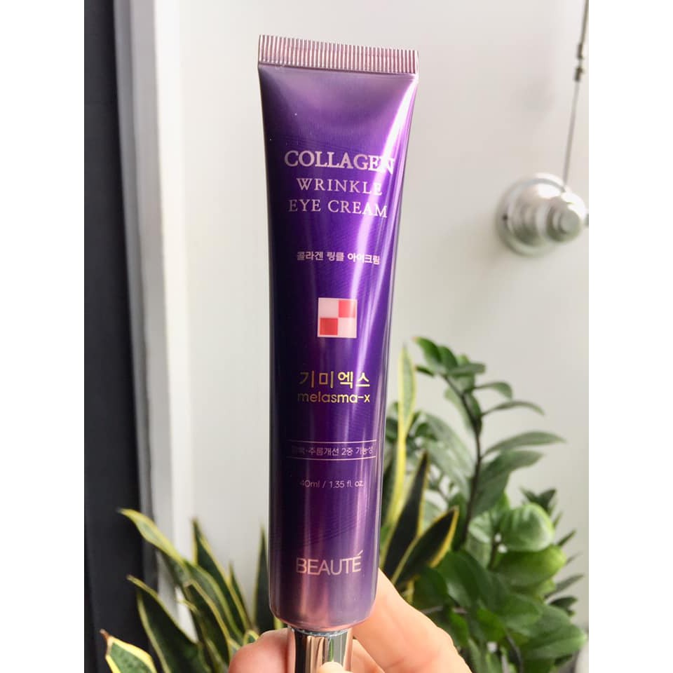 Kem dưỡng mắt 💖𝙁𝙍𝙀𝙀 𝙎𝙃𝙄𝙋💖 Kem dưỡng mắt Collagen Wrinkle Eye Cream Melasma-x Beaute