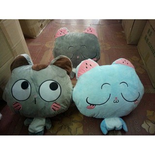 [ free ship đơn 99k ] Bộ chăn gối hình thú 3in1
