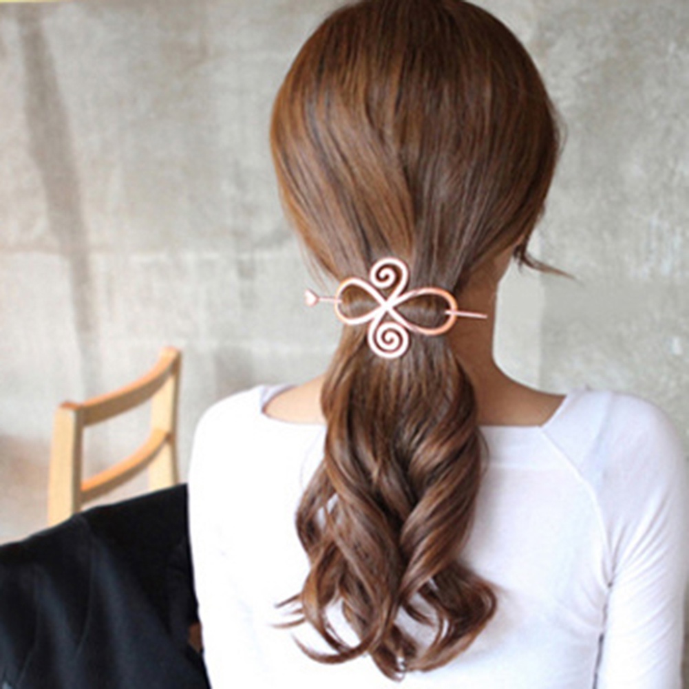 Kẹp tóc hình trái tim xinh xắn cho nữ