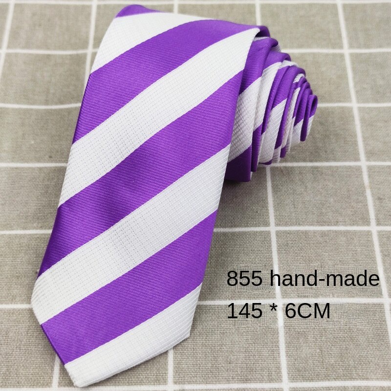 Cà Vạt Thắt Nút Dài 6cm Màu Đỏ Làm Thủ Công Chuyên Nghiệp