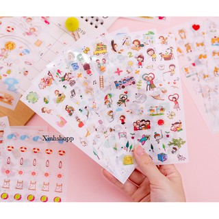 Set 6 Tấm Sticker Gia Đình Hạnh Phúc