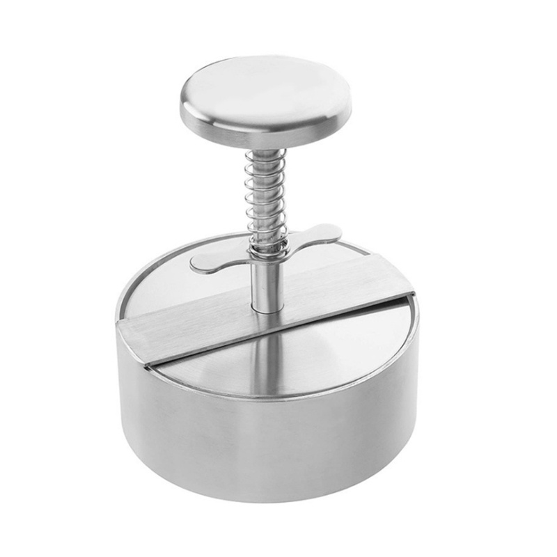 Khuôn Ép Làm Bánh Hamburger Bằng Thép Không Gỉ Tùy Chỉnh Tiện Dụng