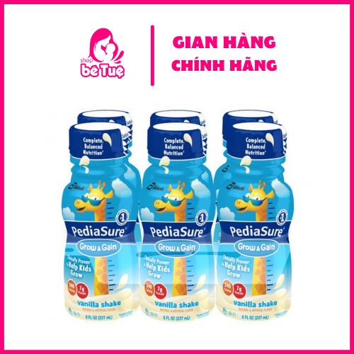 Sữa công thức pha sẵn Pediasure vị Vani 237ml
