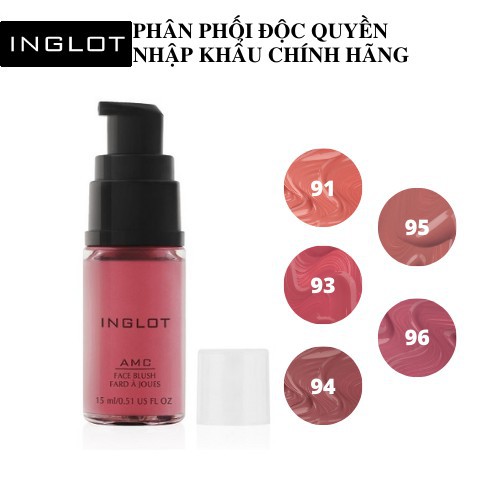 Phấn má dạng kem Inglot Face Amc Face Blush (4g)