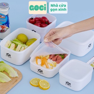[Combo]Hộp đựng thực phẩm nhựa tupperware, Hộp đựng đồ ăn ngũ cốc để tủ lạnh lò vi sóng có nắp đậy