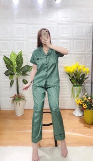{ẢNH THẬT} Bộ lụa gấm mang nhà cực xinh