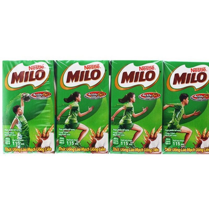 THỨC UỐNG LÚA MẠCH UỐNG LIỀN MILO NESTLE 115ML