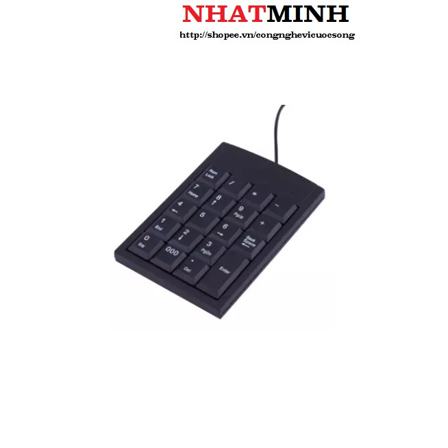 Bàn phím số USB dành cho văn phòng kế toán tài chính laptop PC tương thích với hệ điều hành Mini Numerics keyboard
