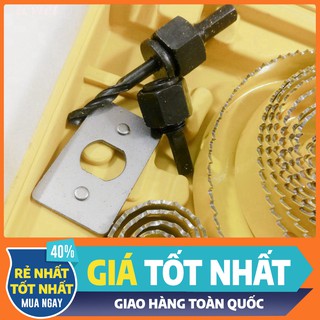 [ HÀNG CHÍNH HÃNG - GIÁ TỐT NHẤT ] MŨI KHOÉT THẠCH CAO, GỖ, NHÔM - BỘ KHOÉT LỖ TRÒN ĐA NĂNG 16 PCS
