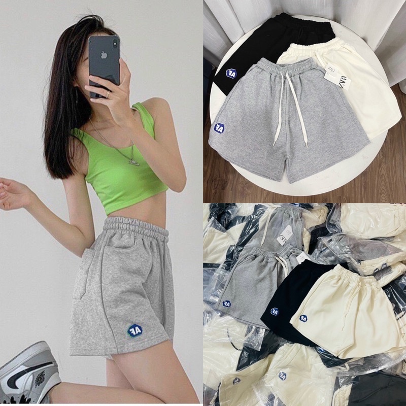 SET 3 QUẦN SHORT AF, ĐÙI FA MÀU TRẮNG,XÁM