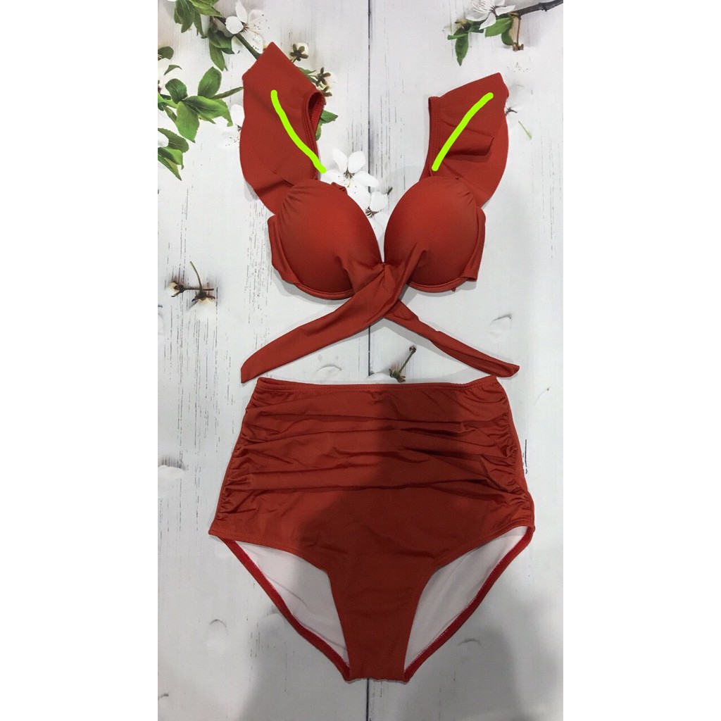 Bikini 2 mảnh Cánh Tiên Nơ Ngực Quần Cạp Cao-secxy cực tôn dáng-bikinistore Bộ Bơi Yêu Thích nữ | BigBuy360 - bigbuy360.vn