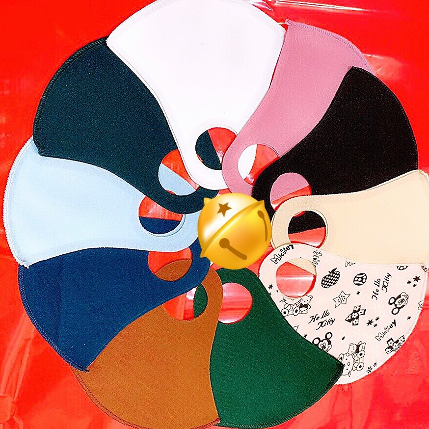 Khẩu trang su thun 3d người lớn 1c