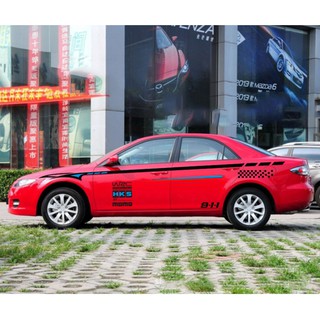 Tem xe ô tô thể thao TS016 (đen xanh)