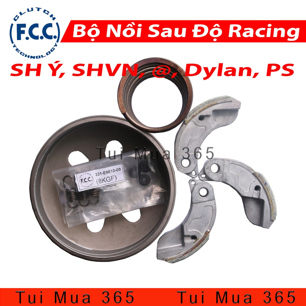 Bộ Nồi Sau Độ Racing Cho SH Ý, SHVN, Dylan, A Còng Giải pháp cho xe bốc và tiết kiệm xăng