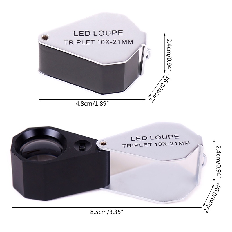 Kính Lúp Phóng Đại Trang Sức 30X21Mm Chuyên Dụng