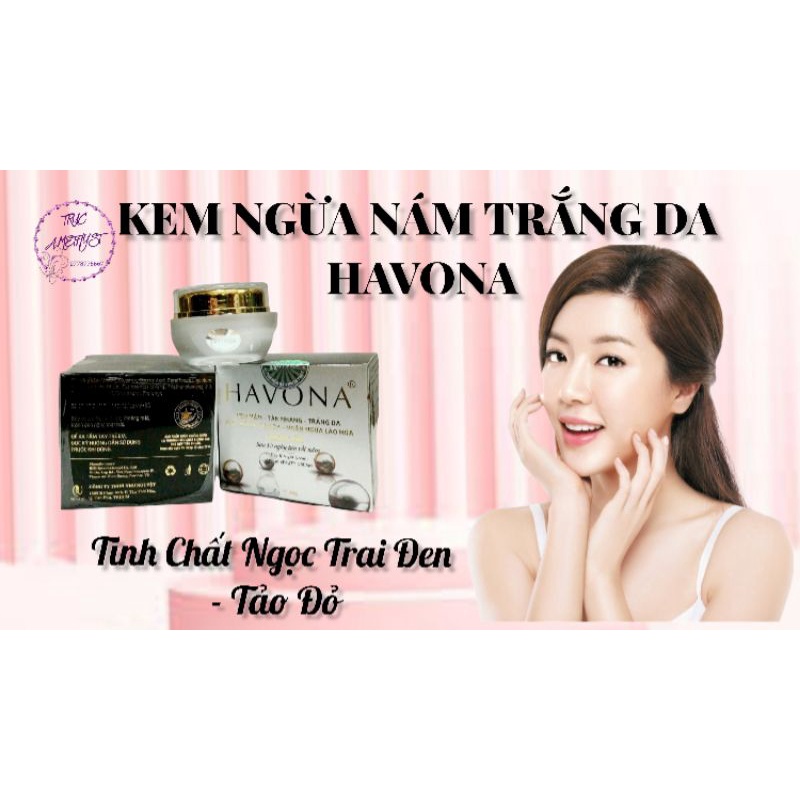 KEM NGỪA NÁM TRẮNG DA HAVONA TINH CHẤT TẢO ĐỎ