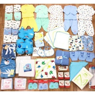 Combo 70 món đồ sơ sinh mùa đông cho bé trai , gái