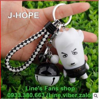 Móc khóa BTS (KM tặng Sticker & hình xăm BT21 BTS, khách chọn mẫu)