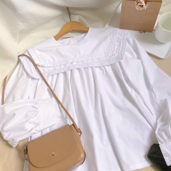 💕💕 Áo trắng baby doll viền ren | BigBuy360 - bigbuy360.vn