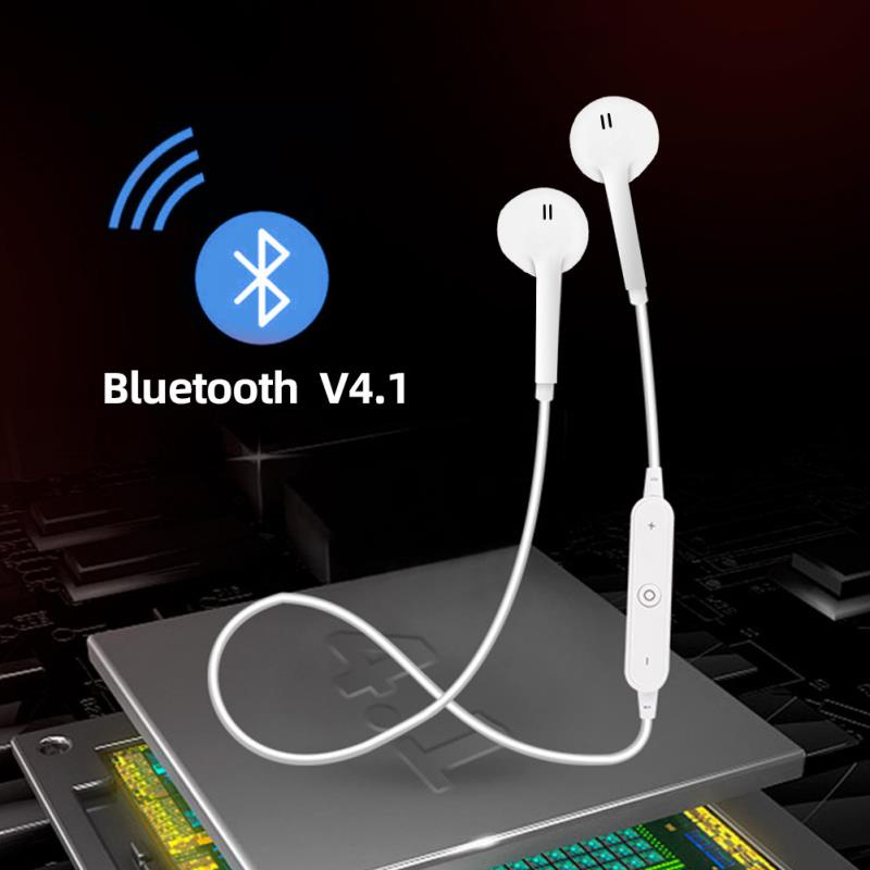 Tai Nghe bluetooth S6 Đeo Cổ Có Mic Cho iPhone Samsung Xiaomi