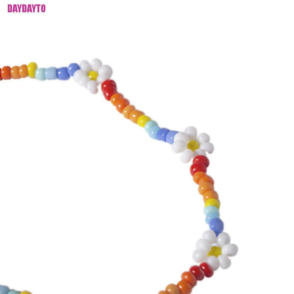 Vòng Cổ Choker Phối Hạt Và Hoa Phong Cách Boho Thời Trang Cho Nữ DIY