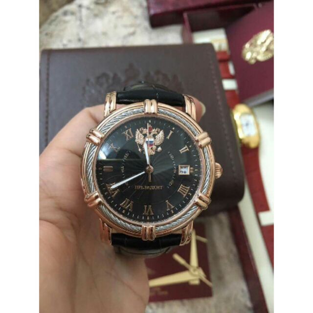 Đồng hồ cơ nam Pycckoe Bpemr case 40mm