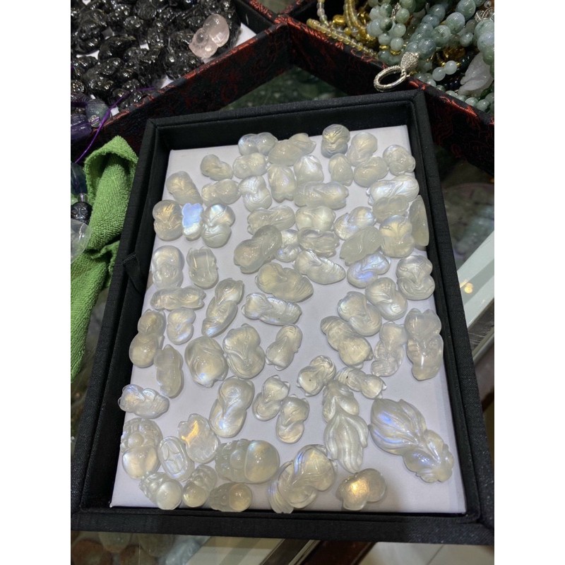 hồ ly tỳ hưu cá chép moonstone